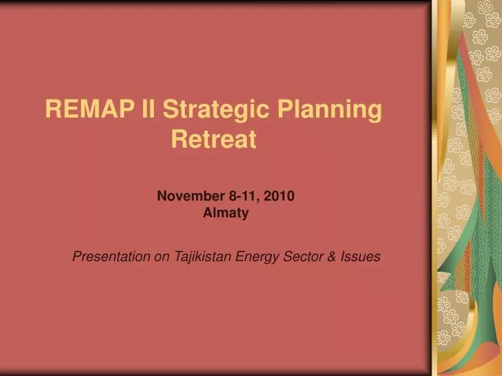 remap ii strategic planning retreat