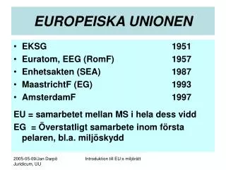 europeiska unionen