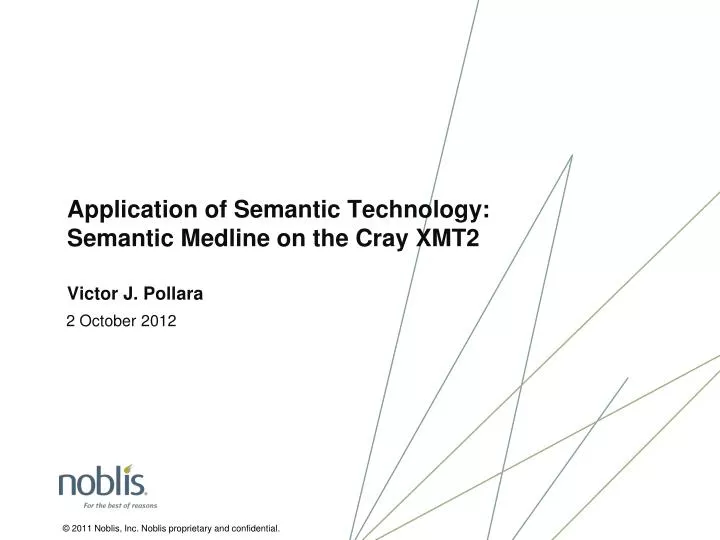 application of semantic technology semantic medline on the cray xmt2