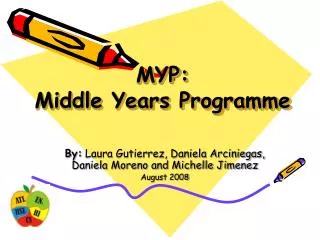 MYP: Middle Years Programme