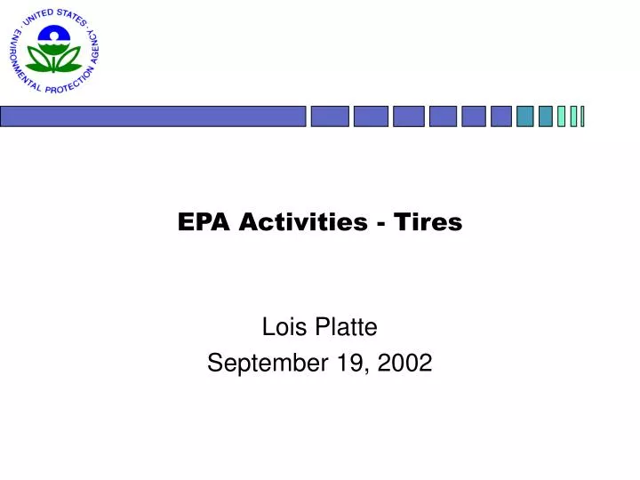 epa activities tires