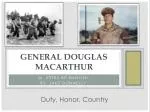 General Douglas MacArthur - slide 1