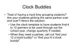 Clock Buddies - slide 1