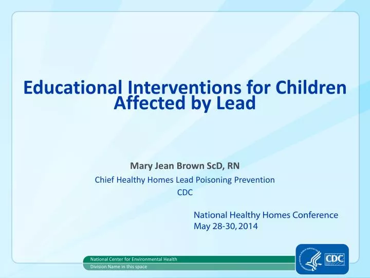 educational interventions for children affected by lead