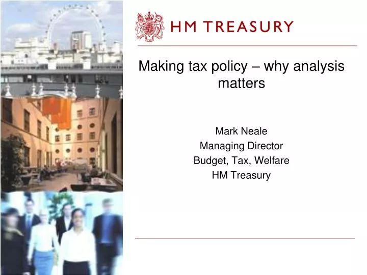 making tax policy why analysis matters