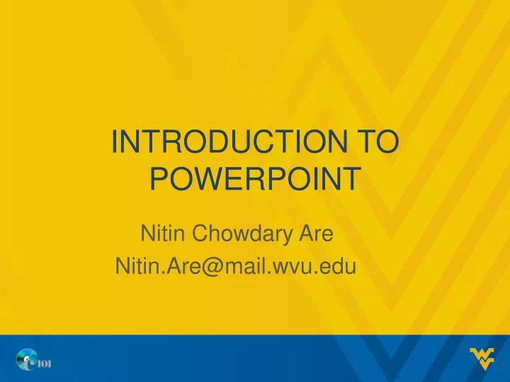 introduction to powerpoint