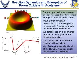 Reaction Dynamics and Energetics of Boron Oxide with Acetylene