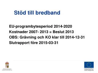 st d till bredband