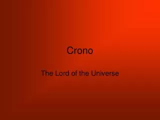 Crono