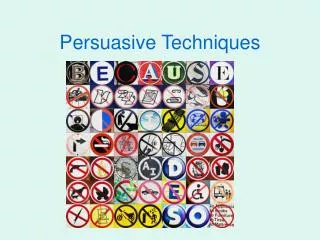 Persuasive Techniques