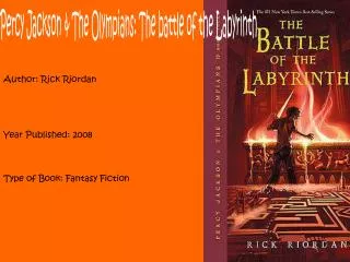 Author: Rick Riordan