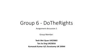 Group 6 - DoTheRights