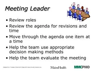 Meeting Leader