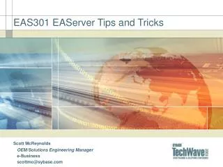 EAS301 EAServer Tips and Tricks