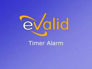 Timer Alarm