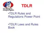 TDLR - slide 1