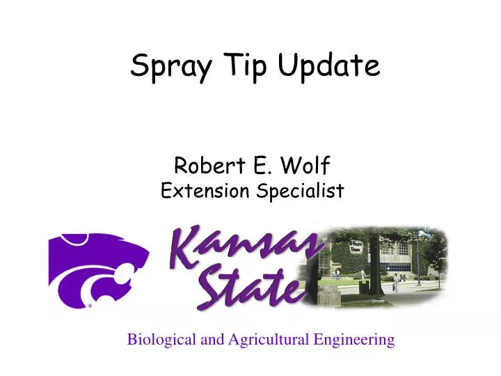 spray tip update