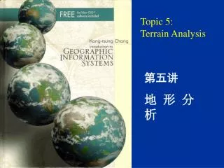 Topic 5: Terrain Analysis