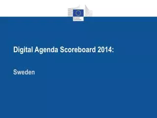 Digital Agenda Scoreboard 2014: