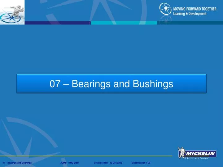 07 bearings and bushings