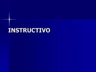 instructivo