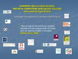 DORMERS WELLS HIGH SCHOOL MATHS &amp; COMPUTING SPECIALIST COLLEGE and Leading Edge School
