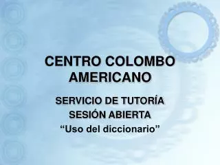 CENTRO COLOMBO AMERICANO