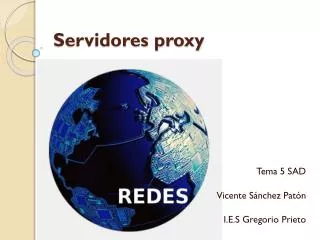 servidores proxy