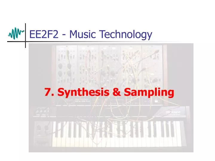 7 synthesis sampling