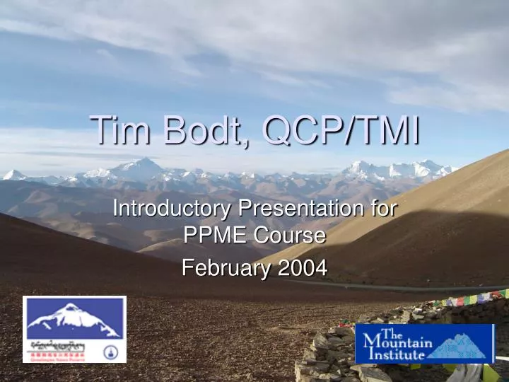 tim bodt qcp tmi