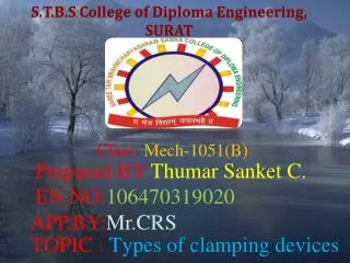 S.T.B.S College of Diploma Engineering, SURAT