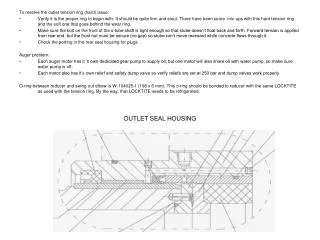 To resolve the outlet tension ring (hard) issue: