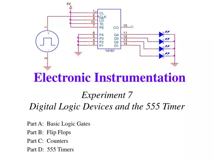experiment 7 digital logic devices and the 555 timer