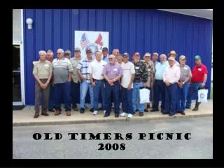 OLD TIMERS PICNIC 2008