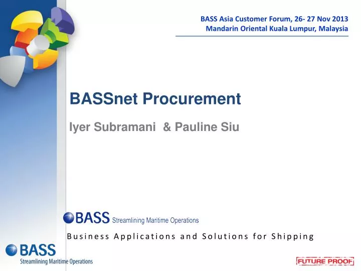 bassnet procurement