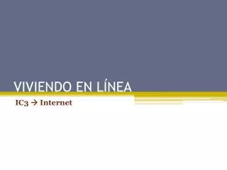 viviendo en l nea