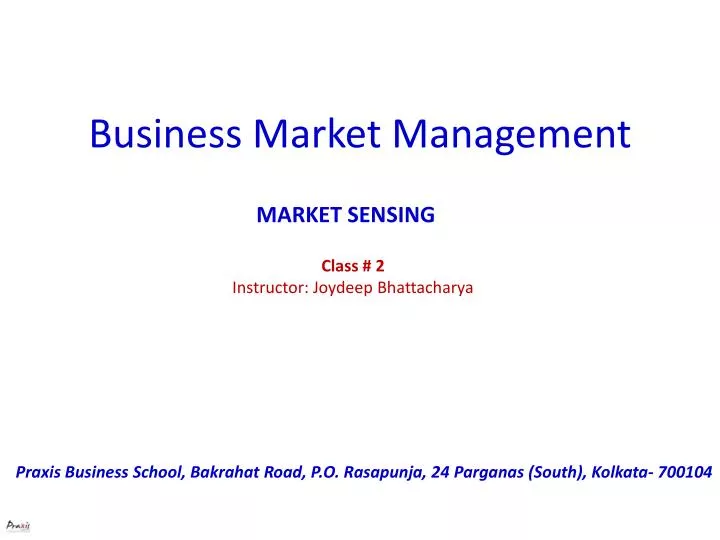 business market management