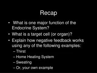 recap