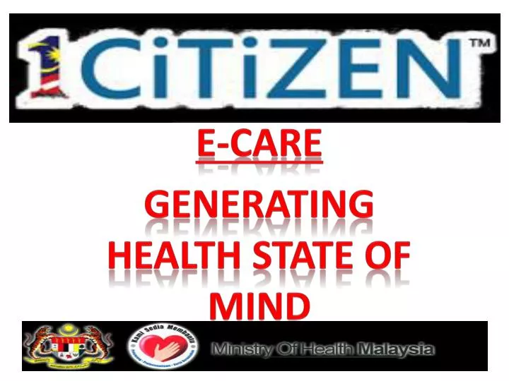 e care generating health state of mind