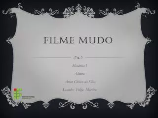 filme mudo