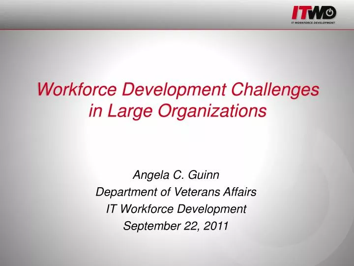 workforce development challenges in large organizations