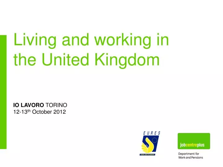 living and working in the united kingdom
