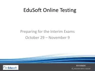 EduSoft Online Testing