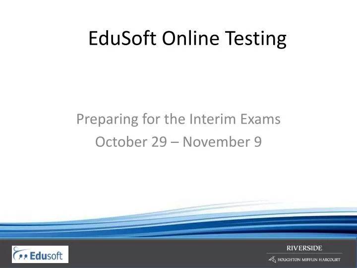 edusoft online testing