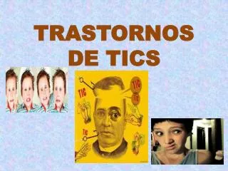 trastornos de tics