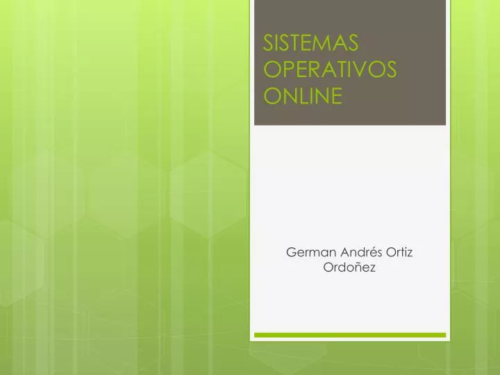 sistemas operativos online