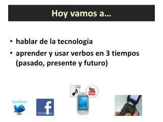 hoy vamos a