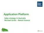 Application Platform - slide 1