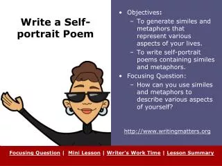 Write a Self-portrait Poem