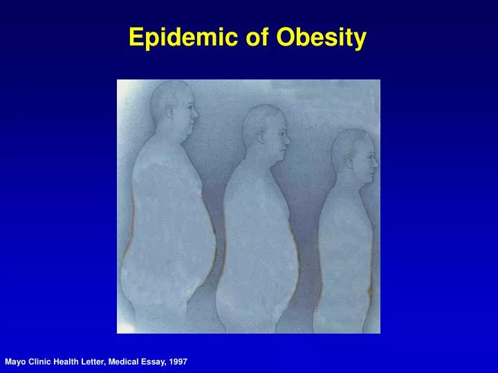epidemic of obesity